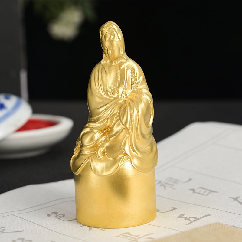 Buddha Iconic Stamp: Adjustable Size, Ideal for Stamping, Ornament, and Collection