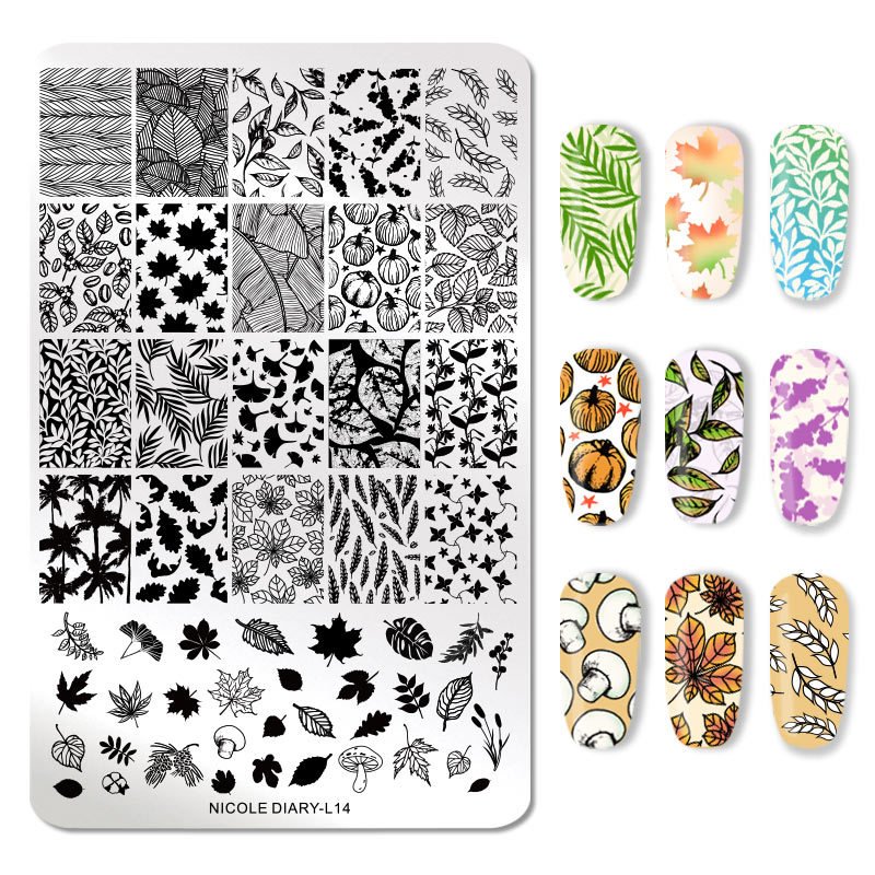 2020 cartoon stamping plates custom anime flower 3d nail art silicone stamping plate set