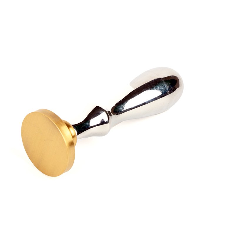 Hot Selling Popular Wooden Handle aluminum alloy Head Wooden Handle Wax Seal Stamp