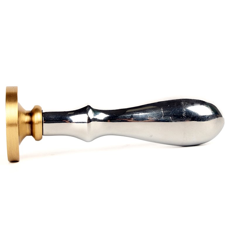 Hot Selling Popular Wooden Handle aluminum alloy Head Wooden Handle Wax Seal Stamp