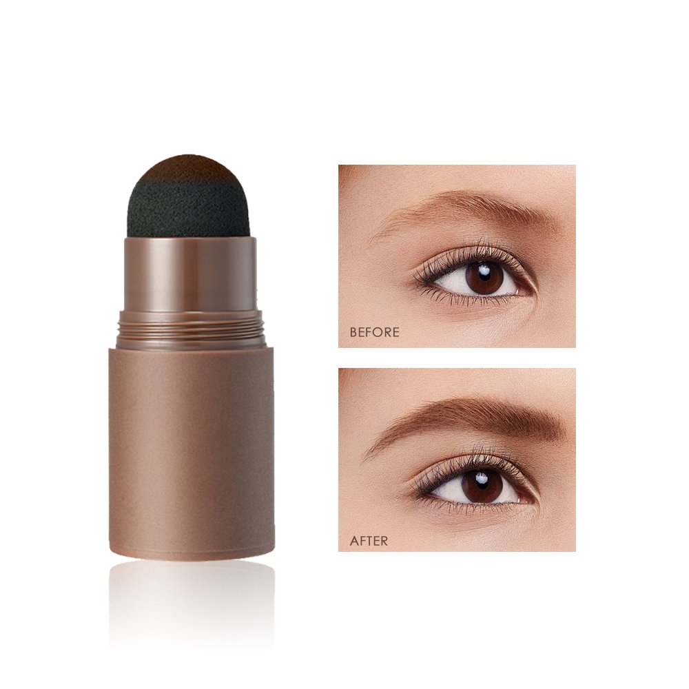 Double End Vegan Brow Powder Stencil Set Cruelty Free Eyebrow Powder Stamp Stencils Kit Private Label Eyebrow Powder