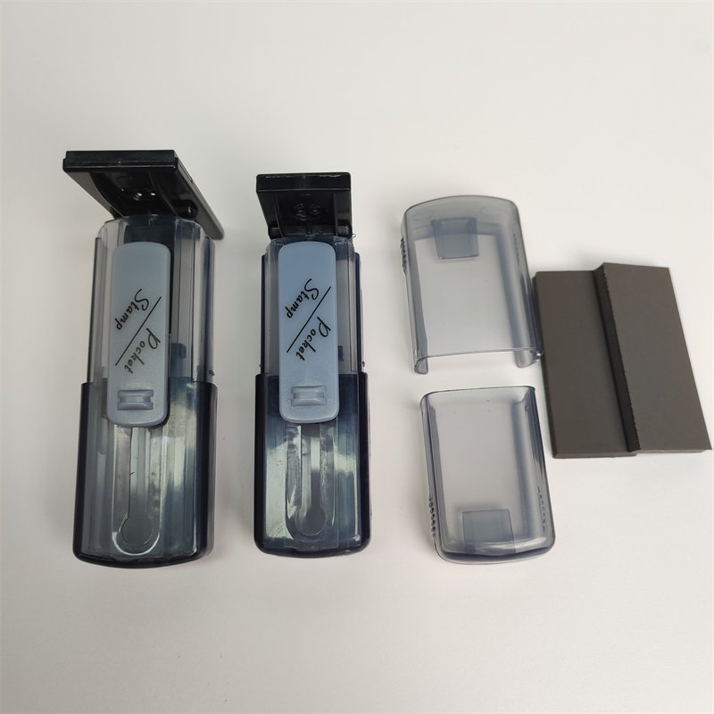 Flash Pocket Stamps Self Inking Pocket Seal Stamp Handle