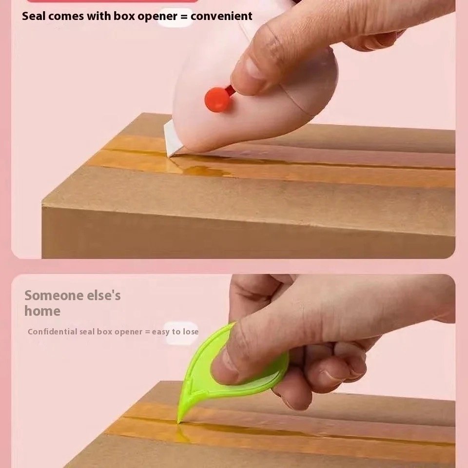 Theft protection self-inking roller stamp for privacy confidential data guard with knife