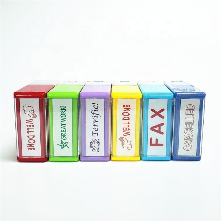 quality flash stamp WES PS-1040B evaluation stamp for business and school