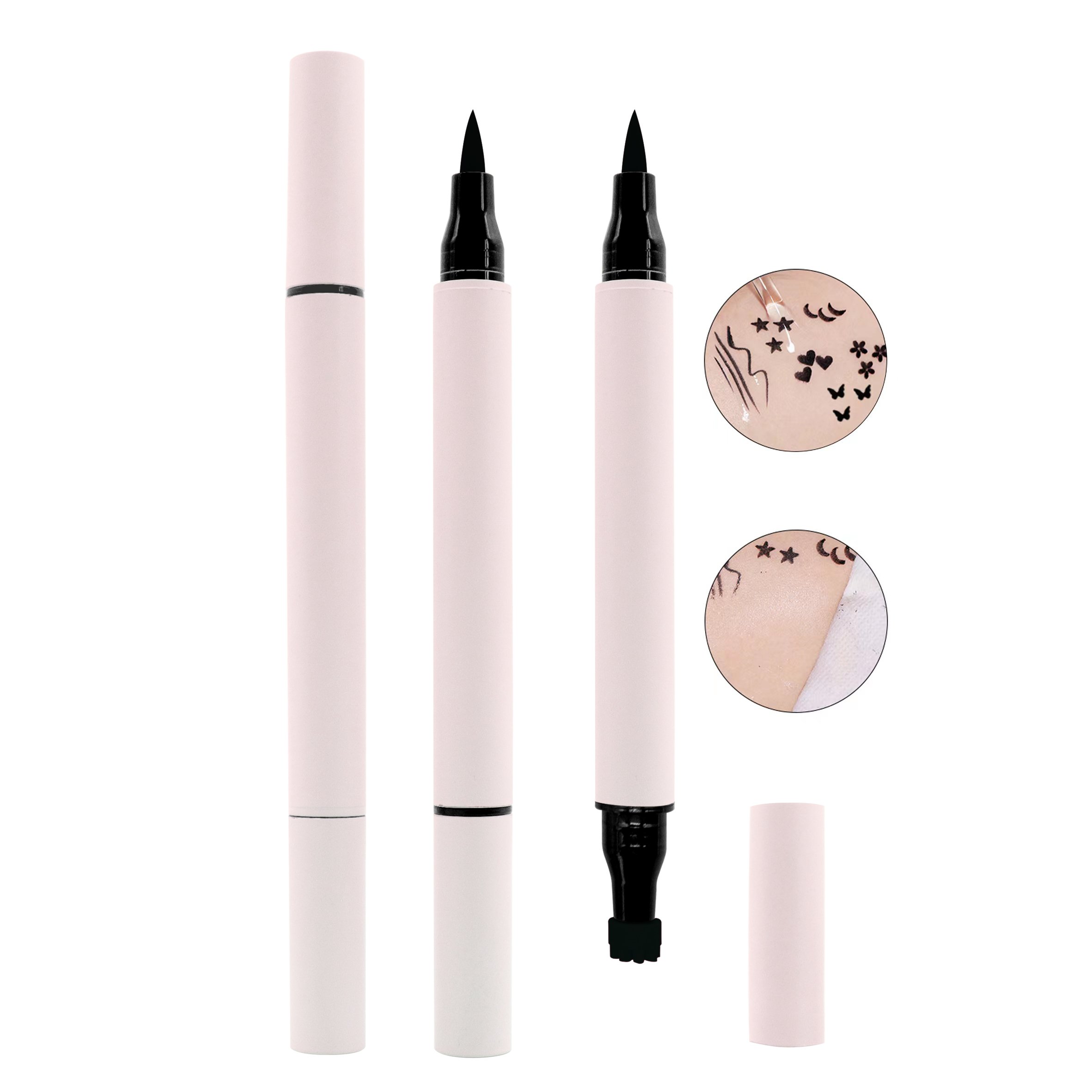 New Arrival Waterproof Long Lasting Stamp Eyeliner Double Heads Easy to Draw Eye Liner Wholesale