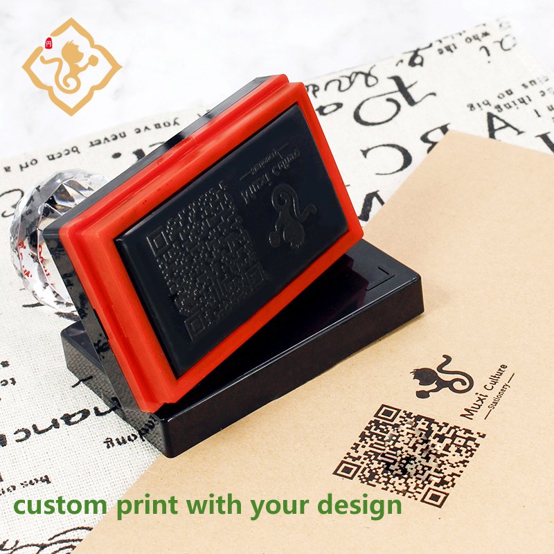 Wholesale flash stamp custom logo embossing rubber office business flash stamp