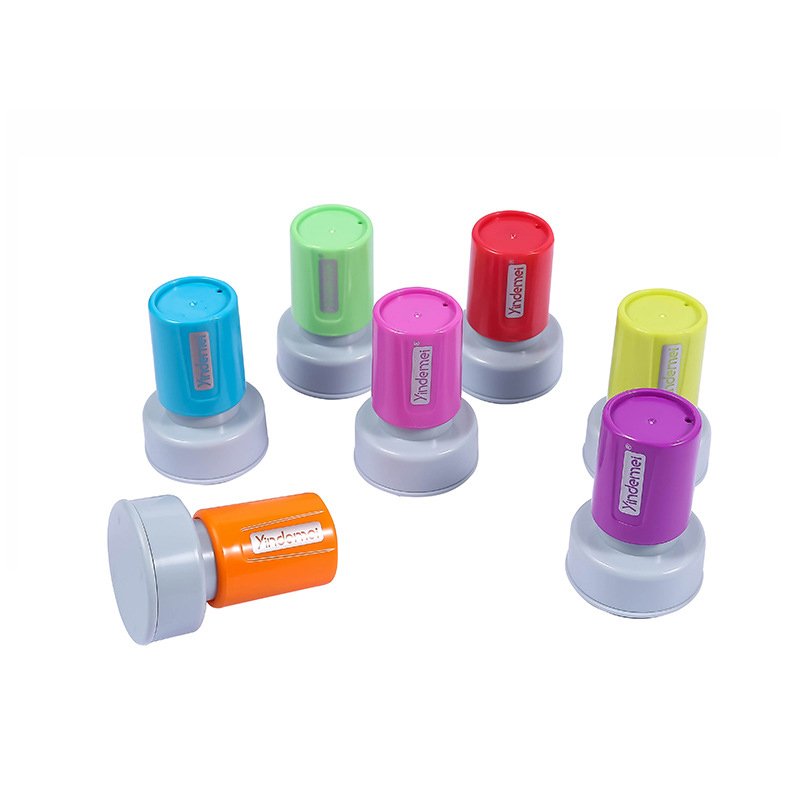 30mm round flash stamp