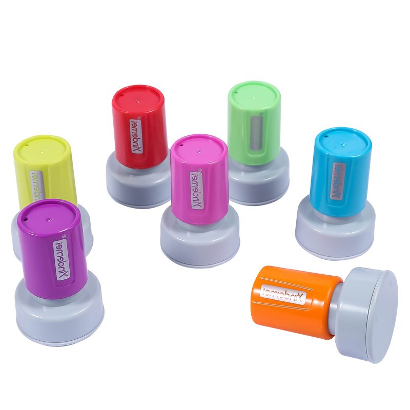 30mm round flash stamp