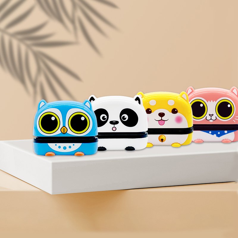 Kids rubber name stamp waterproof washable waterproof kids name stamp for clothing