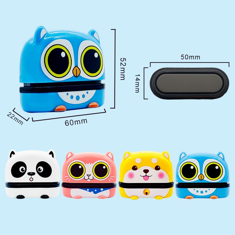 Kids rubber name stamp waterproof washable waterproof kids name stamp for clothing