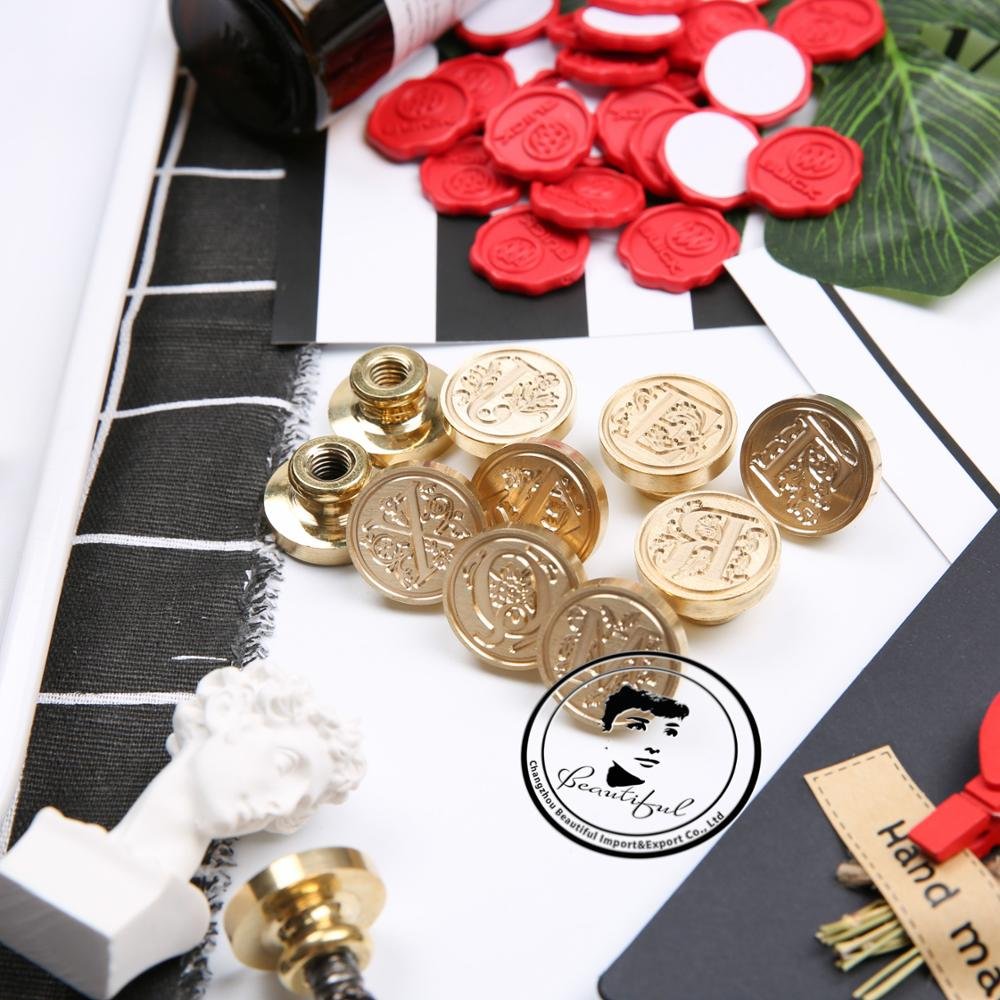 Custom stamp wax sealing stickers wax personalized wax seal
