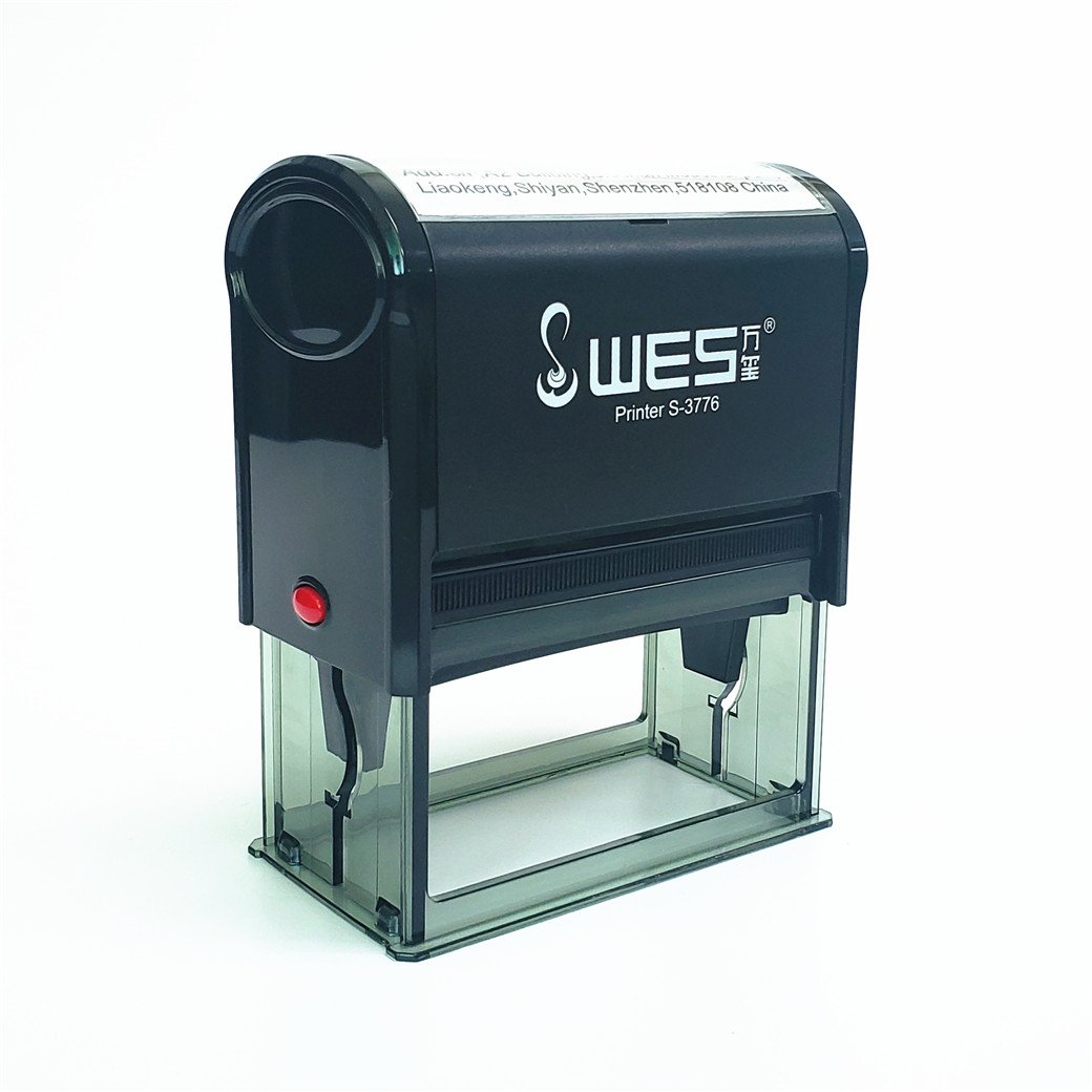 S-3776 Big Sizes Wes Customized Stamp Selo Fiscal Self-inking Stamp