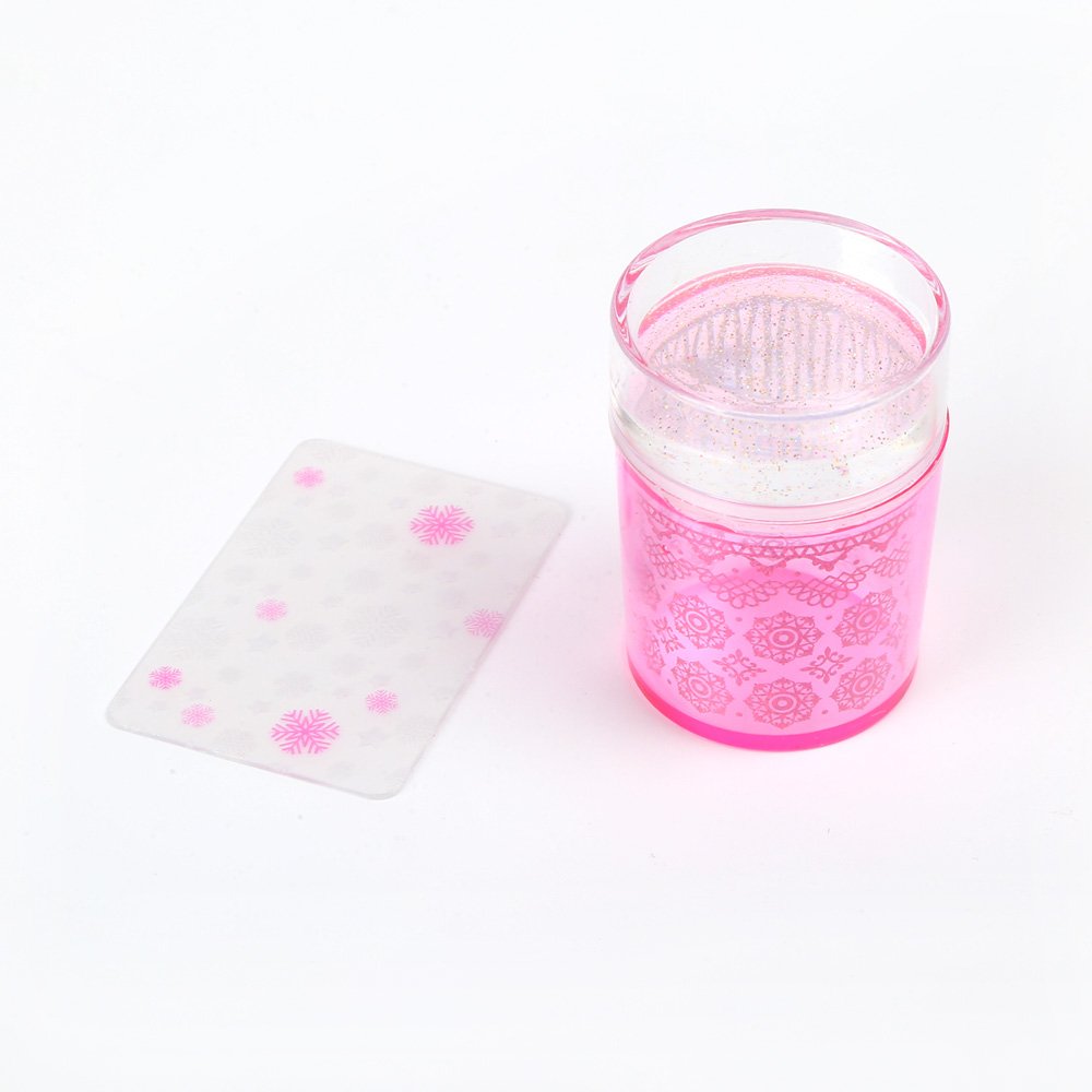 3.8cm Laser Silicone Nail Art Stamper Premium Quality Nail Stamp for Creative Designs
