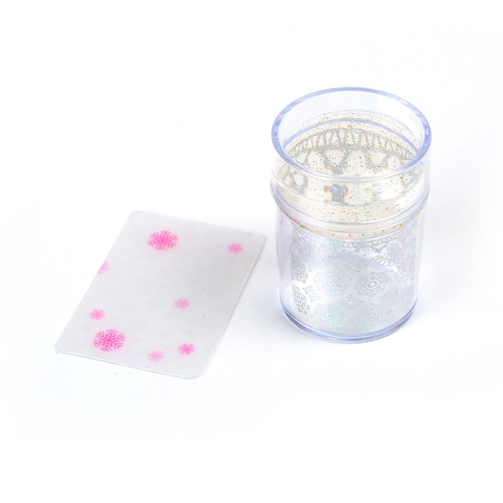 3.8cm Laser Silicone Nail Art Stamper Premium Quality Nail Stamp for Creative Designs