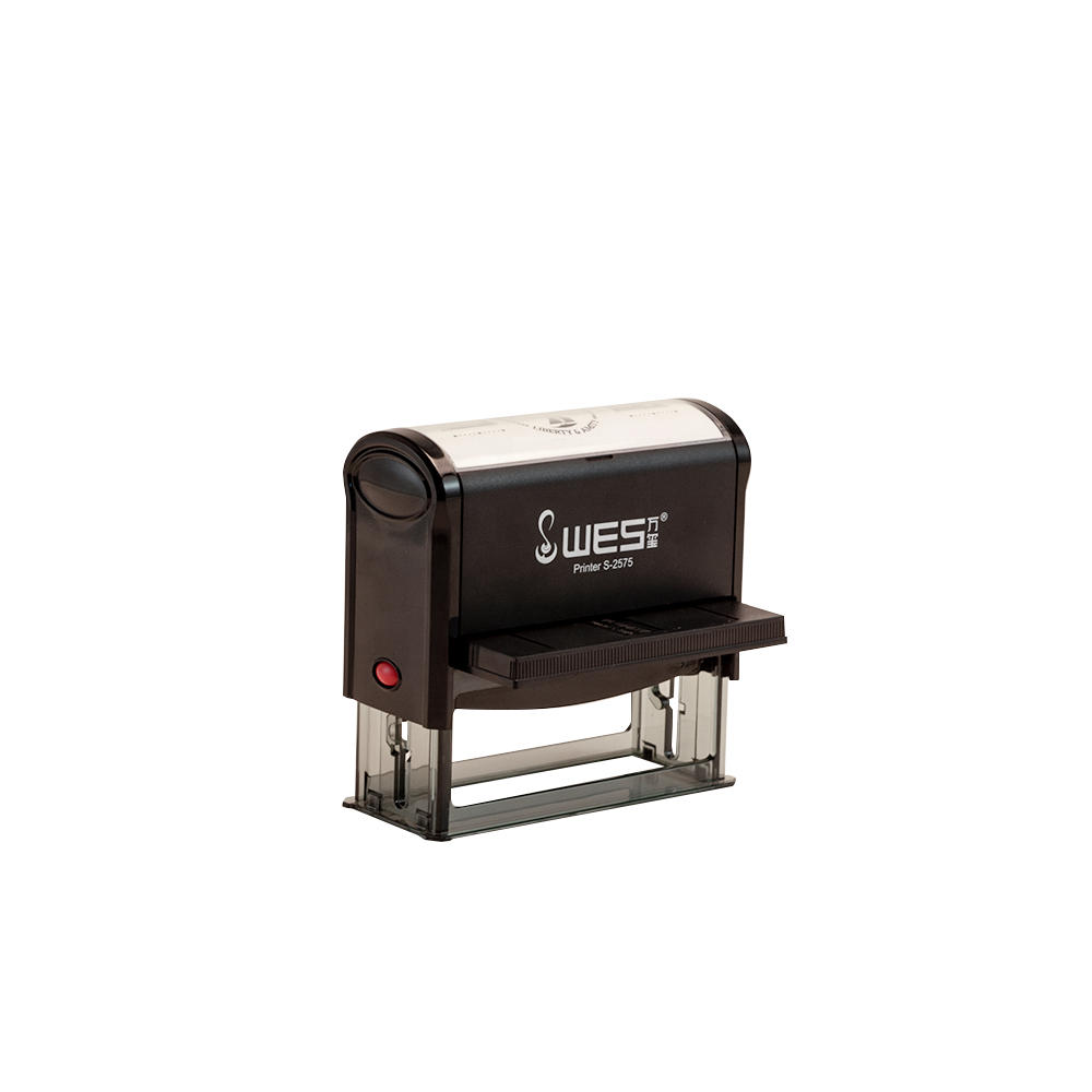 self inking stamp rubber stamp25*75mm sellos