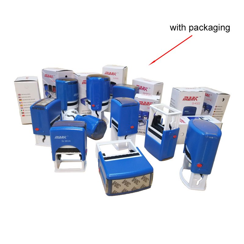 Top Seller New Model High Quality Auto Montures Cachets DIY Blank Self Inking Laser Rubber Stamp