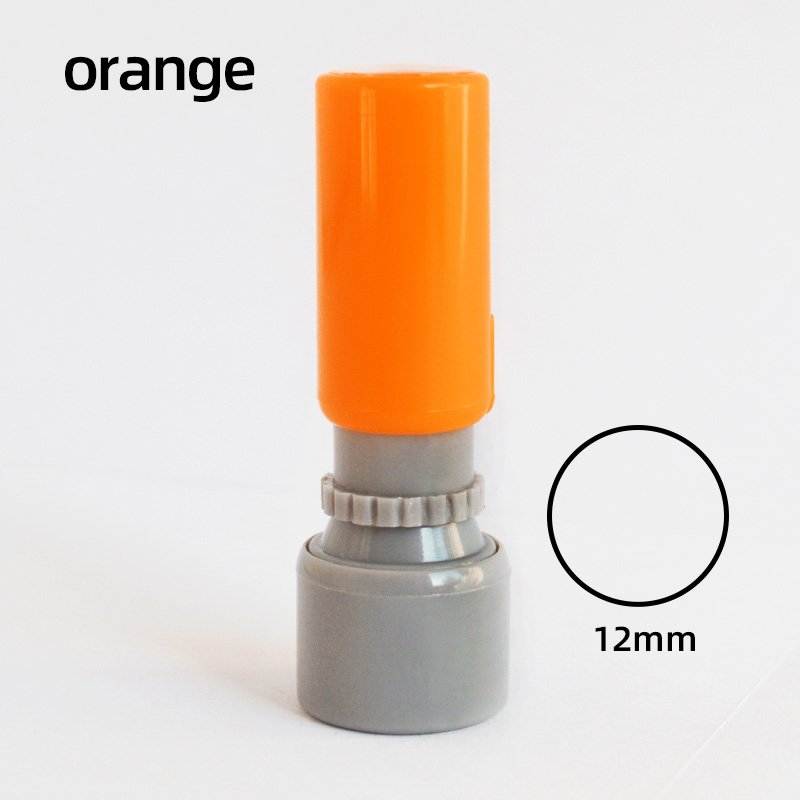 HA12 Self-Inking Stamp Circular Imprint Plastic Ink Pad for Office Use
