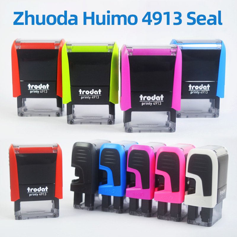 Specially Excellent Trodat4913 Self-Imprinting Office Rubber Stamp Plastic Automatic Self-inking Stamp for DIY Use