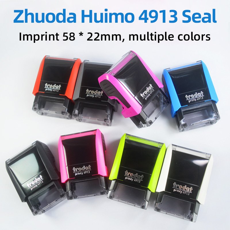 Specially Excellent Trodat4913 Self-Imprinting Office Rubber Stamp Plastic Automatic Self-inking Stamp for DIY Use