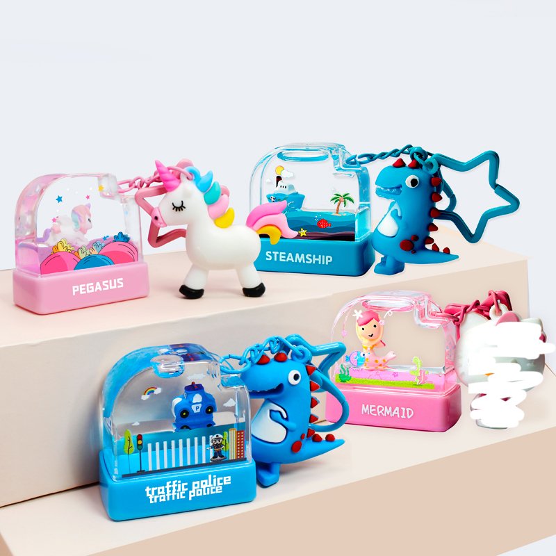 Factory top grade material key chain name stamp name stamp for children clothes