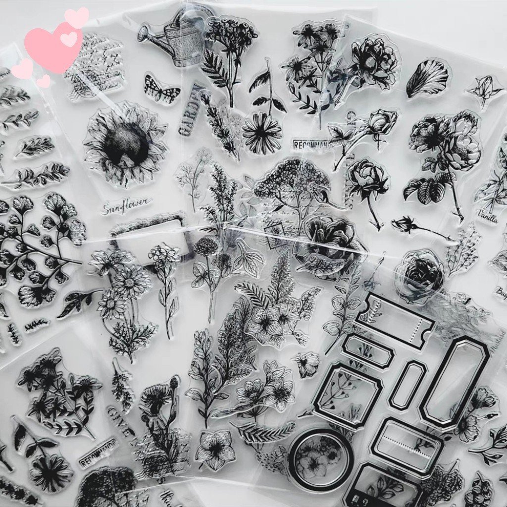 High Quality Scrapbook Decorative Custom Silicone Clear Stamp