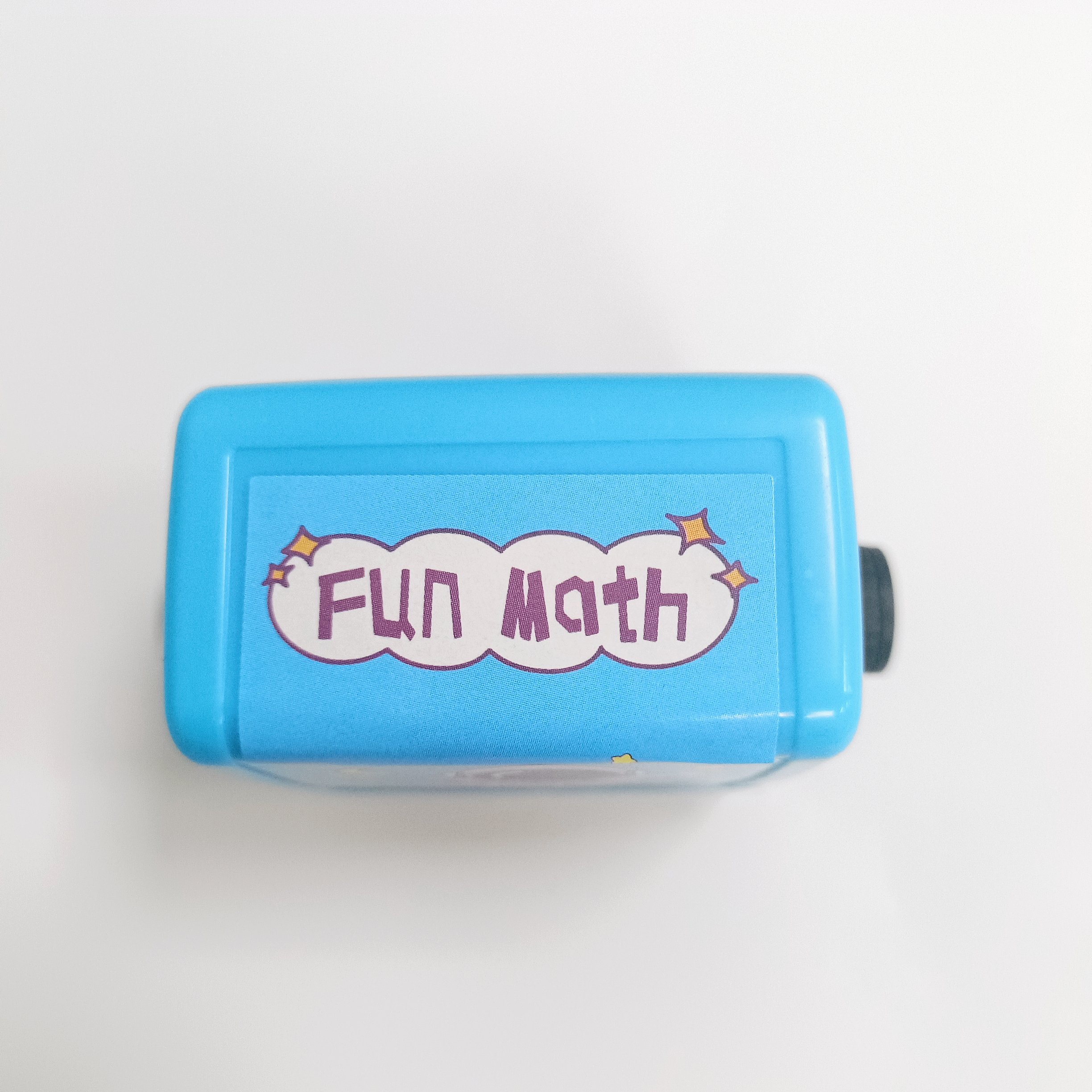 factory hot sale style teaching roller stamps kids learning number rolling math stamp math rolling roller stamp