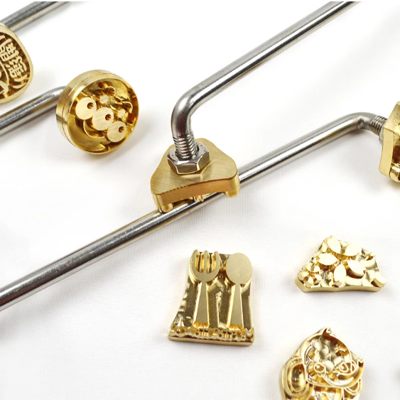 food iron stamp burger steak brand name brass Stamp OEM Customized DIY Personalize gift Iron home kitchen Tools and STAMP