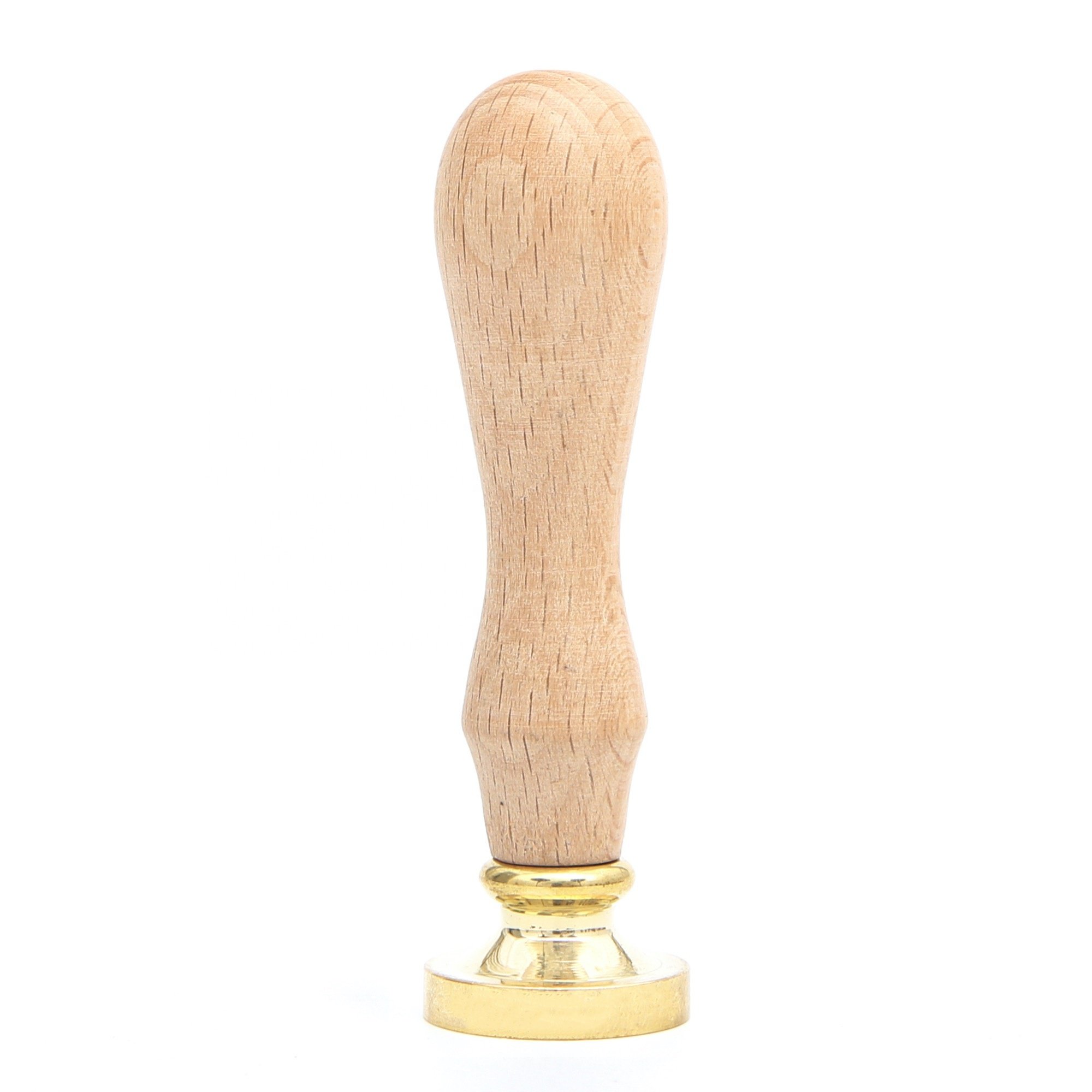 Factory custom wax seal wooden handle stamp brass heads alphabet number stamps for wedding gifts