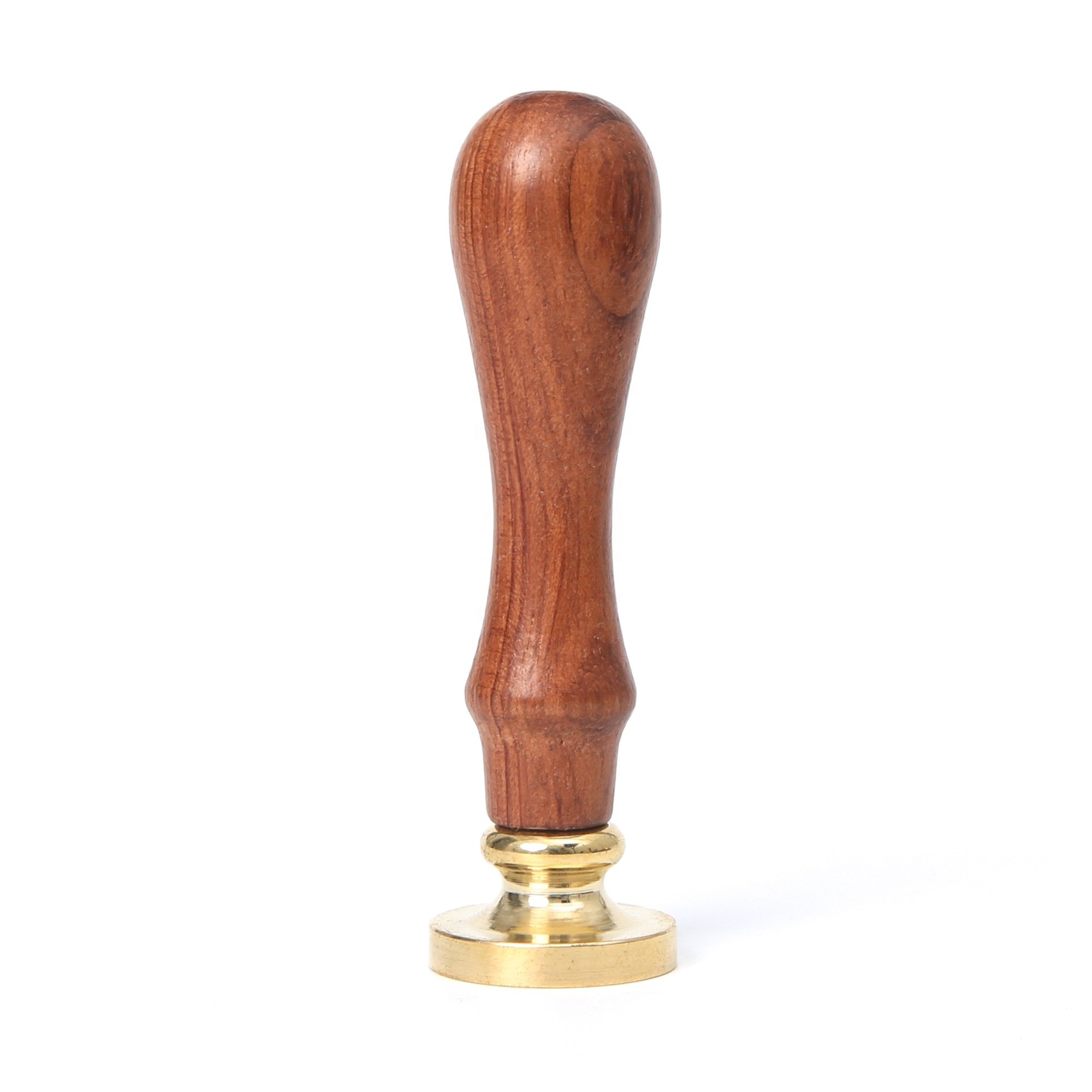 Factory custom wax seal wooden handle stamp brass heads alphabet number stamps for wedding gifts