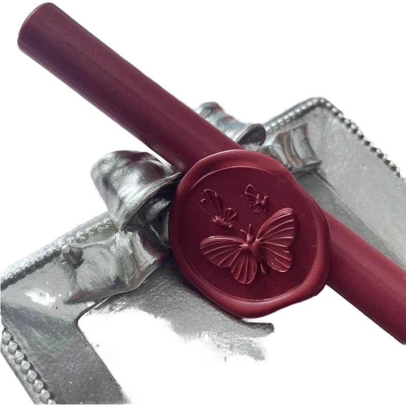 Wine red 135*11mm sealing wax sticks for glue gun for decoration , production application