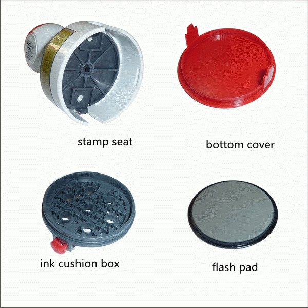 SC Office Photosensitive Handle Sellos Name Stamp Personalized Self Inking Custom Stamp Flash Stamp