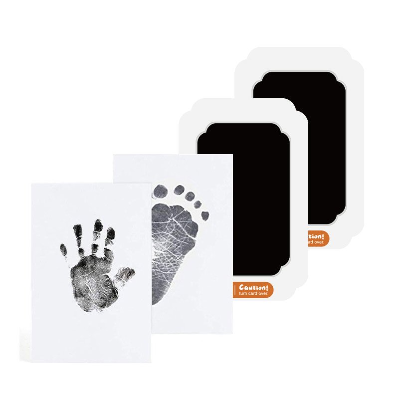 Hot sale dog or cat paw kids footprint stamp ink pad baby hand print pad diy hand and footprint kit ink pads