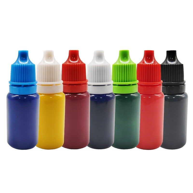 10ml 1000ml Color Waterproof Clothing Fabric Ink Self Inking Fabric Stamp Ink For Fabric Clothes