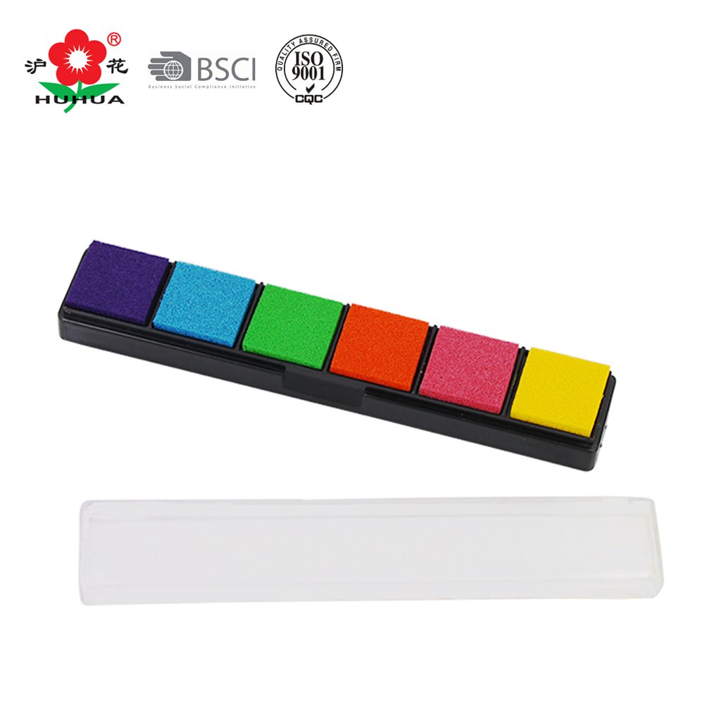 pigment Eco-friendly Ink Pad For Kids Diy Colorful stamp Pad