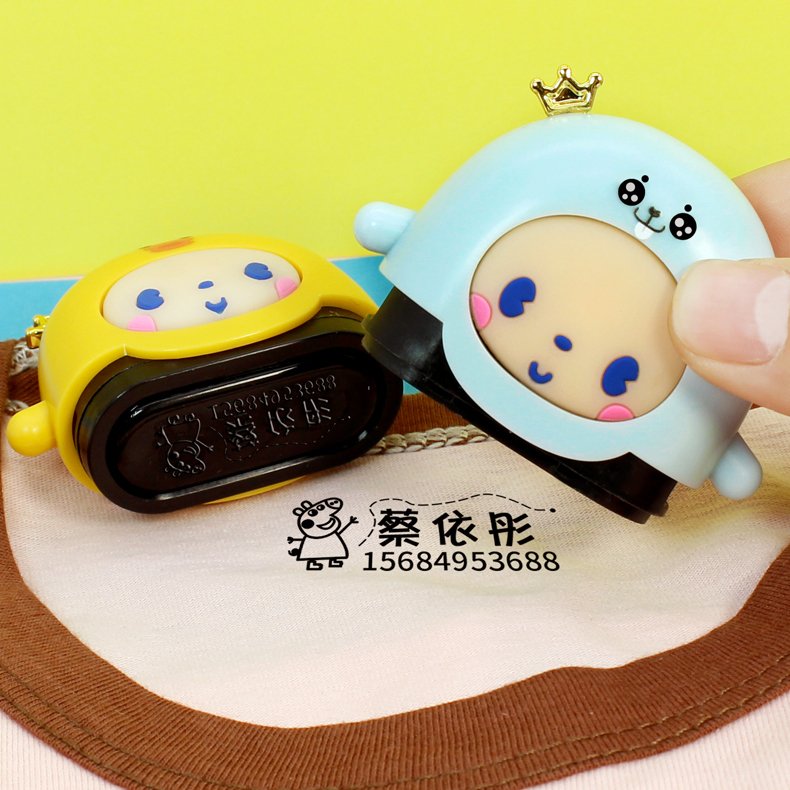 Factory hot selling best quality child clothes name stamp personalized logo name stamp