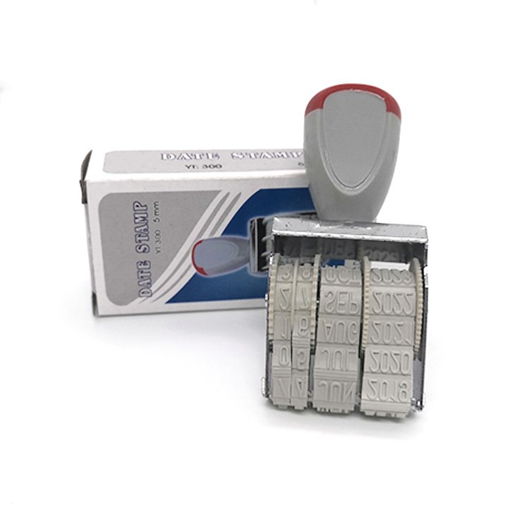 Custom DIY Self-inking Rubber Stamps Office Rolling Wheel Rubber Stamp Number Date Roller Rubber Stamp