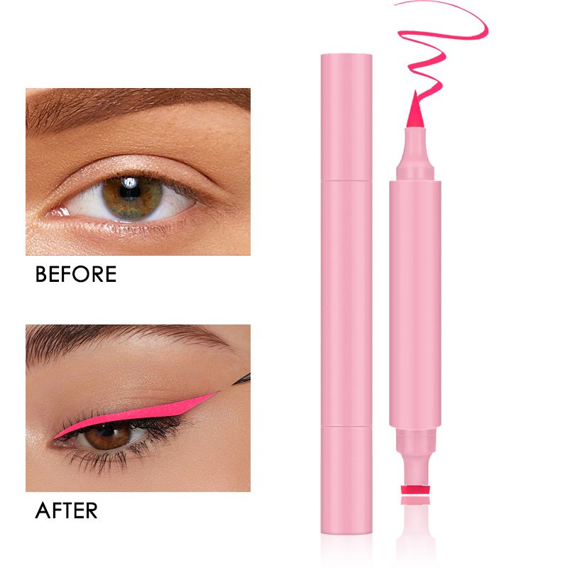 9 Colors Pink Eyeliner Private Label Eyeliner Stamp Eye Liner Pencil Waterproof Eyes Eyeliner