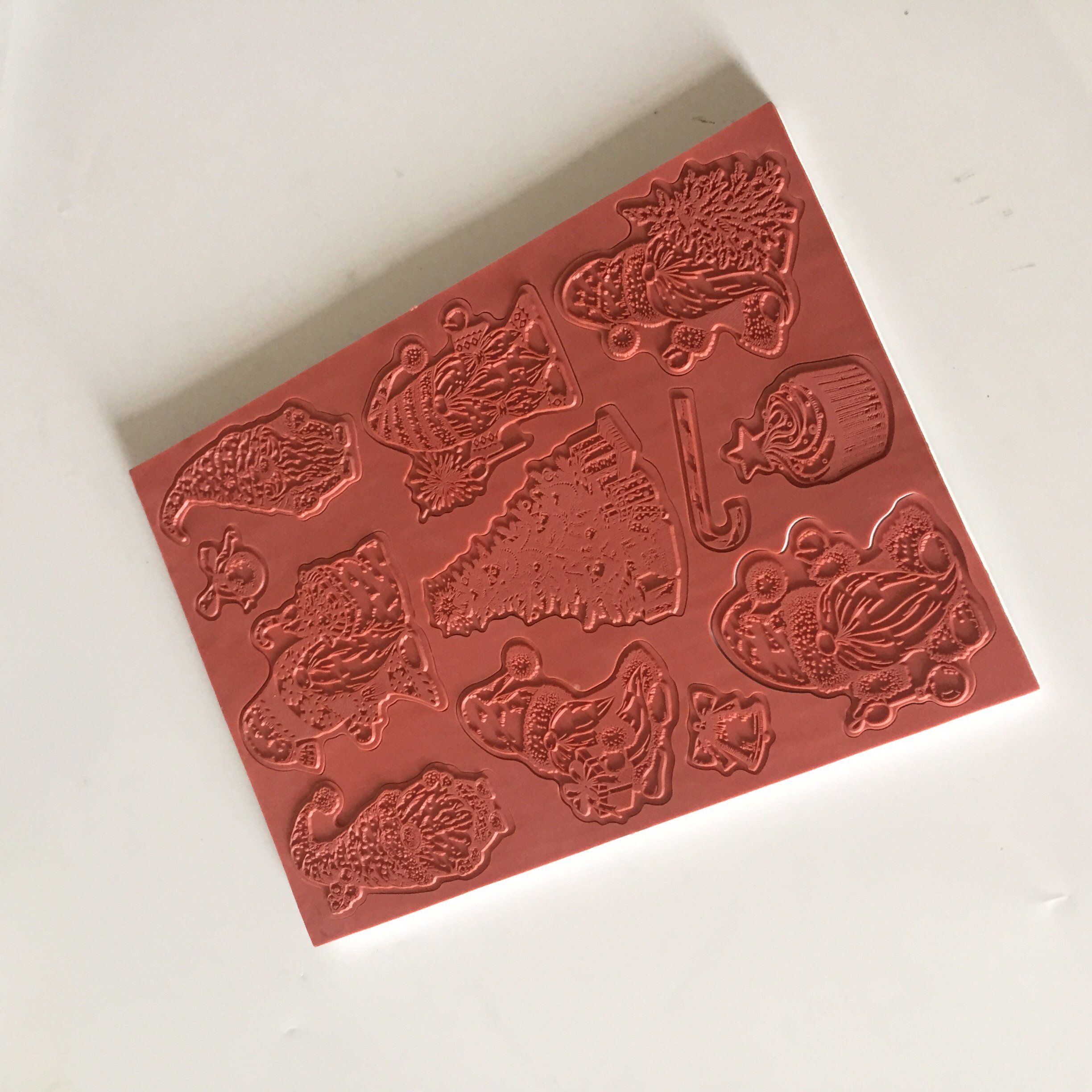 Santa Claus stamp custom Foam stamp High quality EVA material pattern/size customization Christmas greeting card decoration