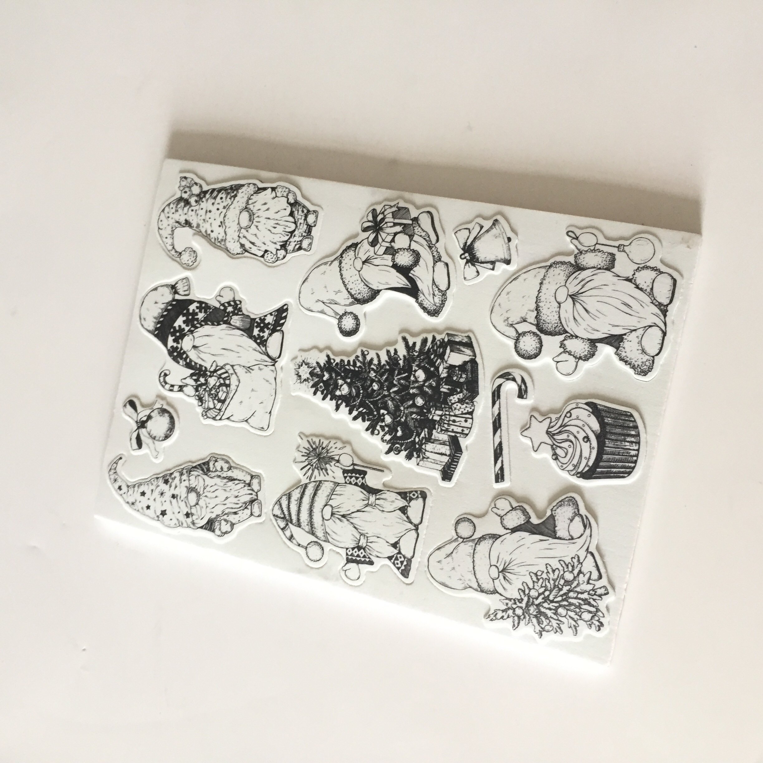 Santa Claus stamp custom Foam stamp High quality EVA material pattern/size customization Christmas greeting card decoration