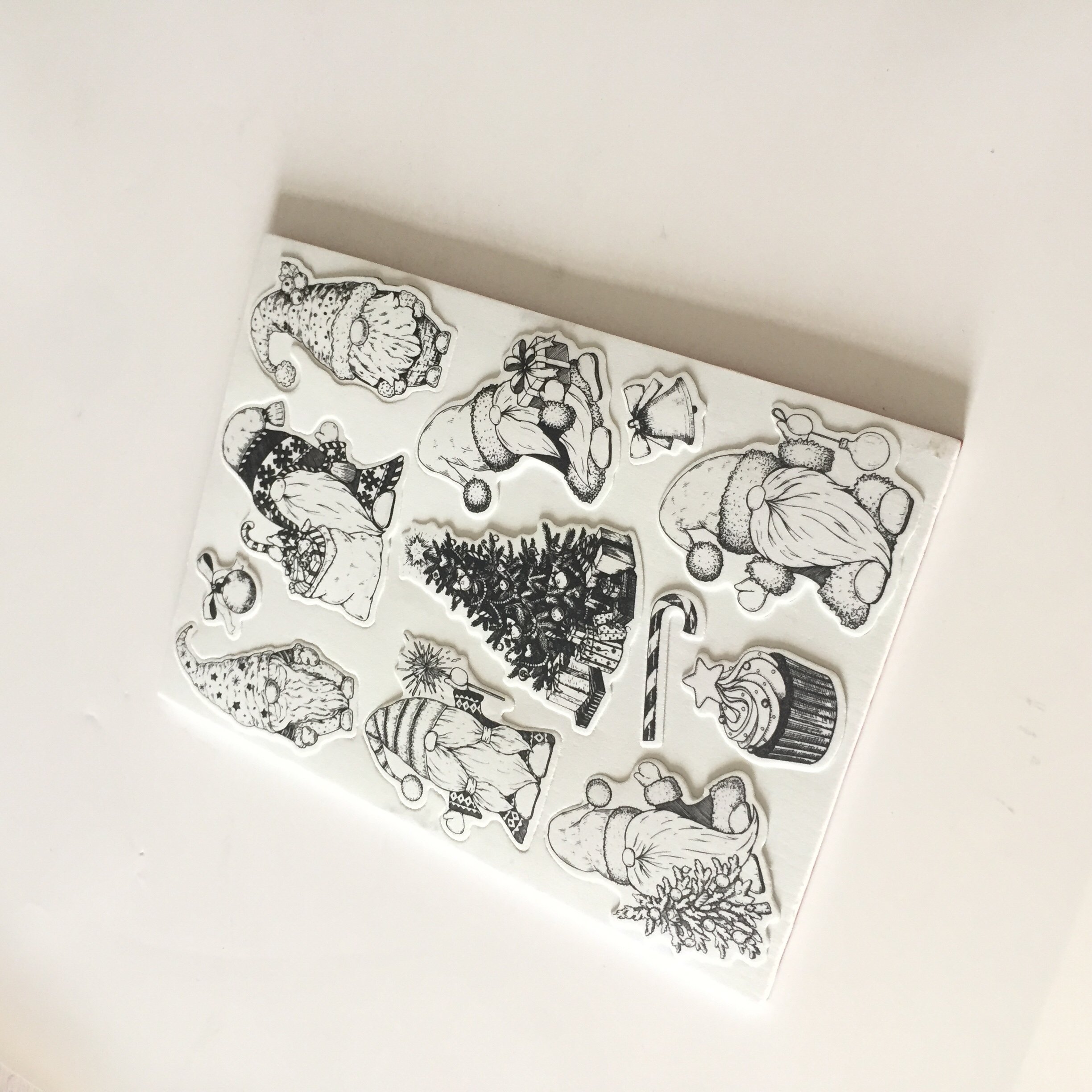 Santa Claus stamp custom Foam stamp High quality EVA material pattern/size customization Christmas greeting card decoration