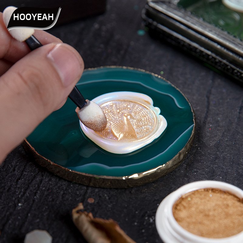 Stamp gold powder paste glitter pearl powder coloring aurora powder DIY embossed stamp, wax bead manufacturer wholesale