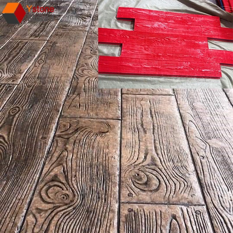 factory outlet newest design stamped concrete rubber concrete stamp mold mat for decorative concrete