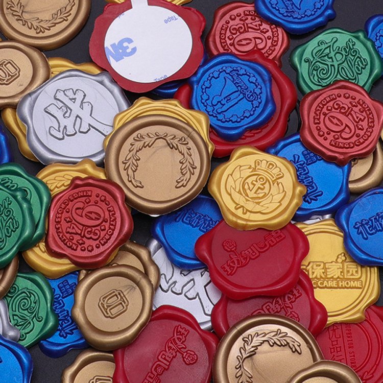 Wax Seal Stickers for Paper and Glass Stylish Stamp Design for Decor and Craft Projects