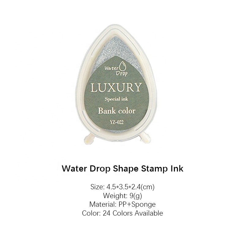 24 Colors Stamp Ink Pad for Wax Rubber Flash Wooden Stamps Multicolor Stamp Ink Sponge Pad