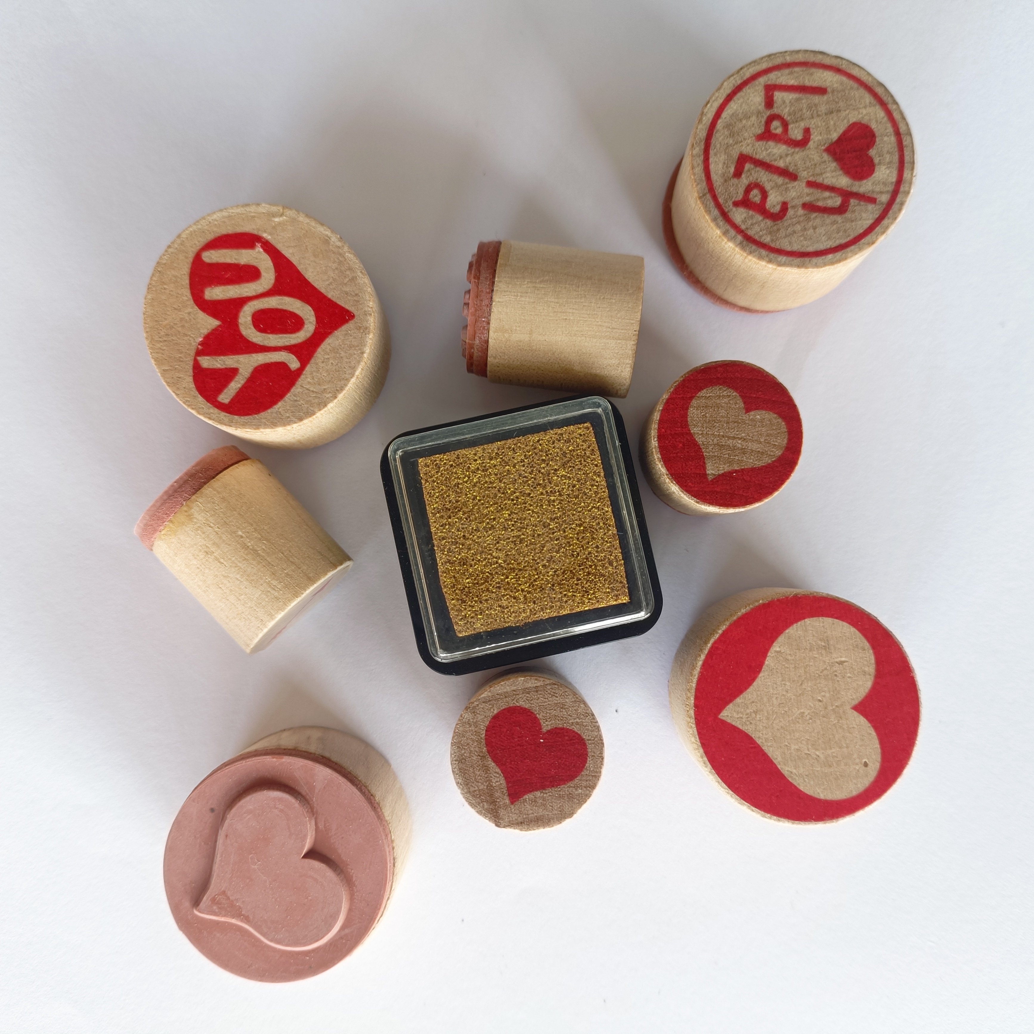 Custom Hot Sale Office Embossing Logo Wooden Name Personalized Ink Rubber Stamps