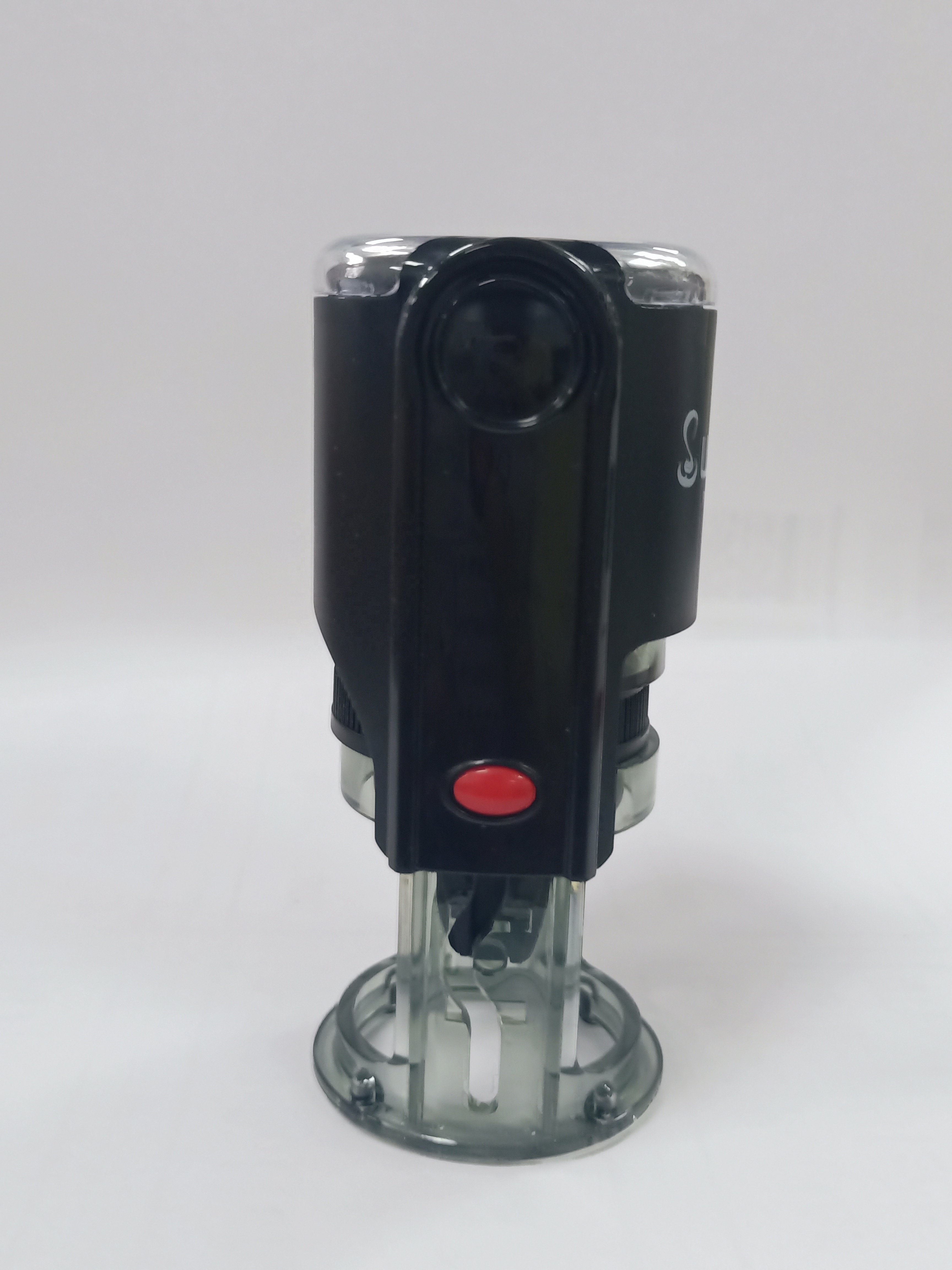 Round office stamp WES SC-25 self-inking stamp for business rubber stamp