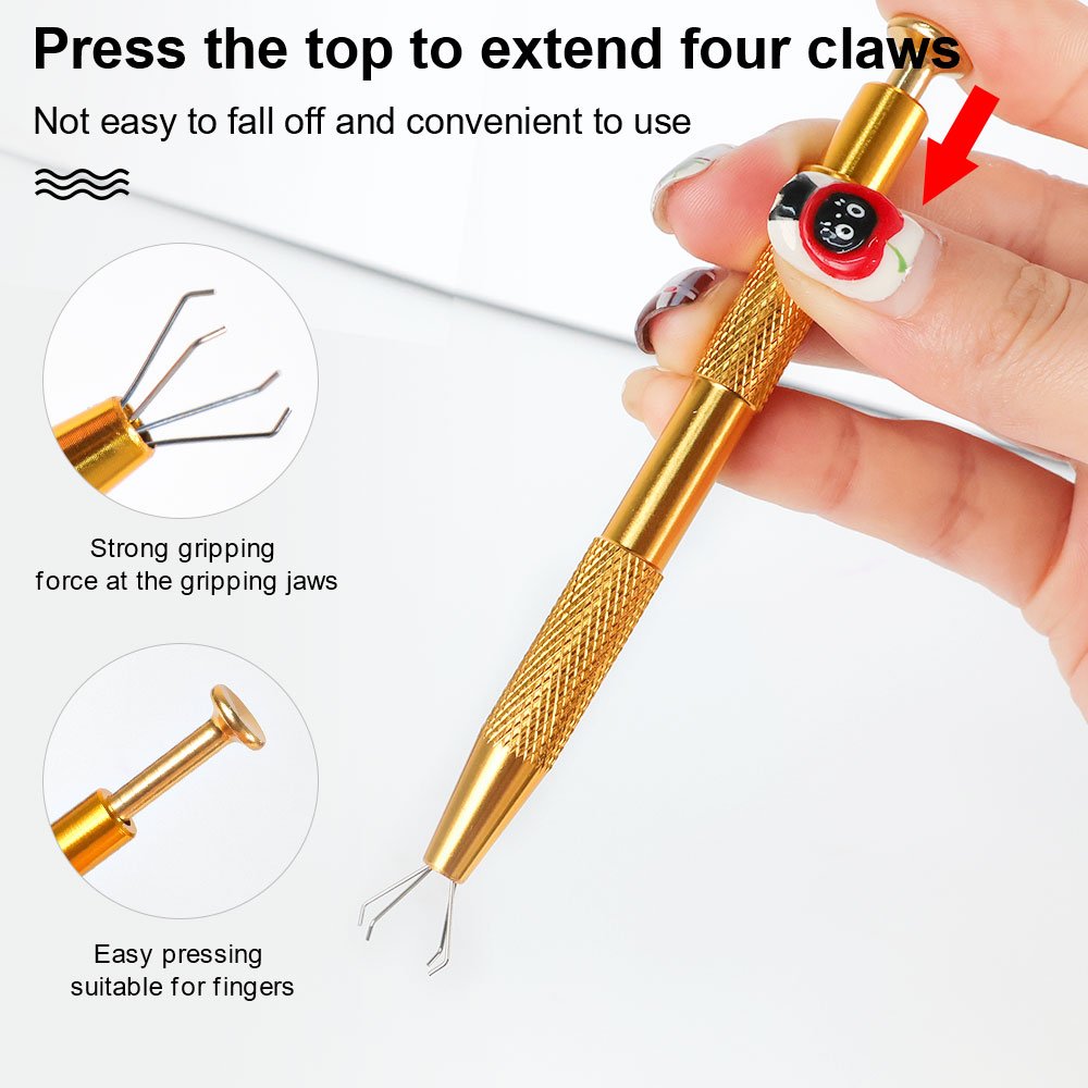 New Design Wholesale DIY Creative Nail Sponge Gripper Tool Manicure Accessories Gripper Nail Art Stamper