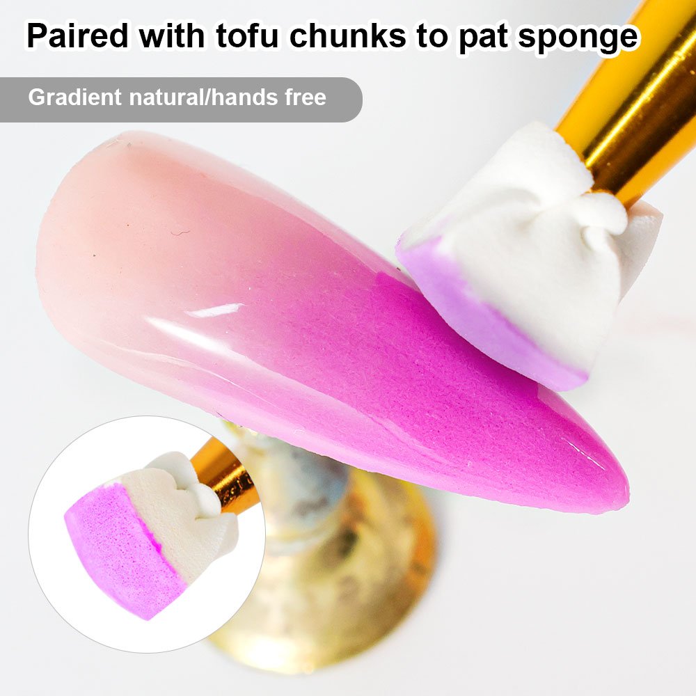 New Design Wholesale DIY Creative Nail Sponge Gripper Tool Manicure Accessories Gripper Nail Art Stamper