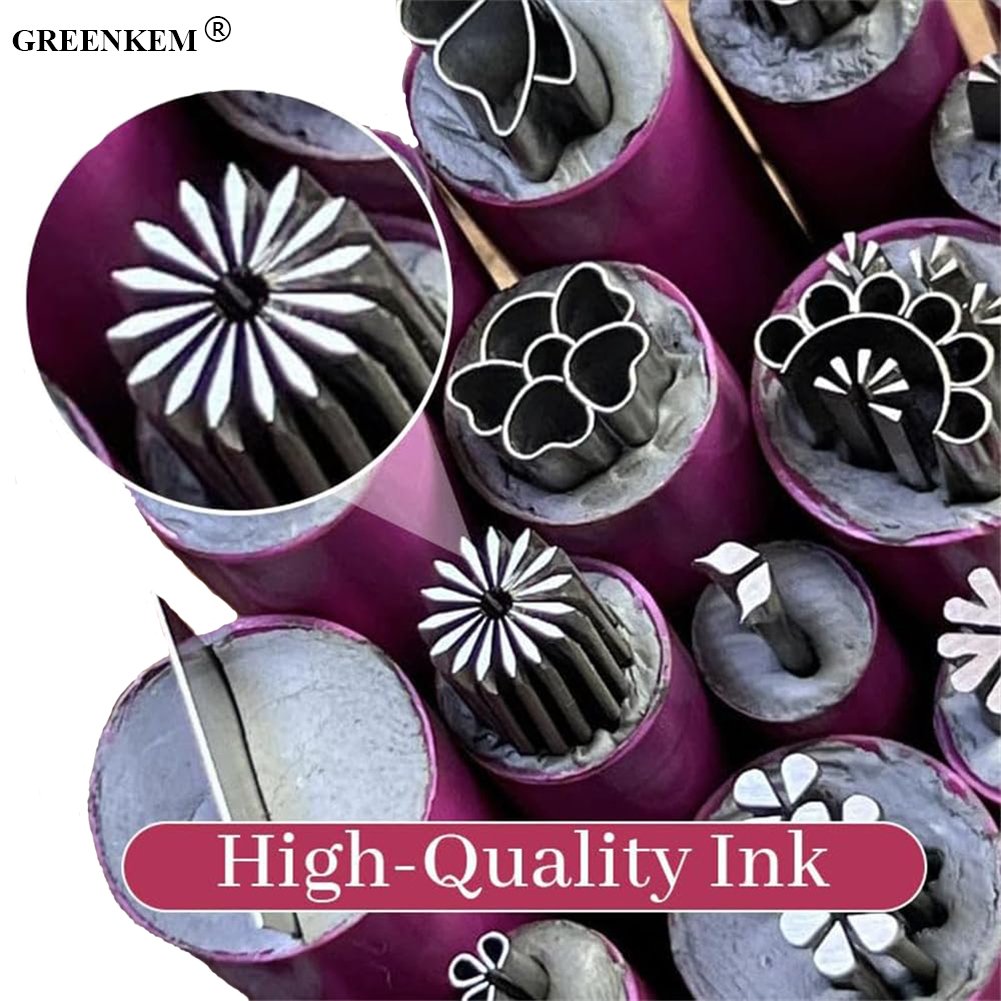 6 /10/15 PCS Set Nail Art Stamp Pen Metal Rubber ABS Nail Beauty DIY Tools Nail Art Stamping Pen
