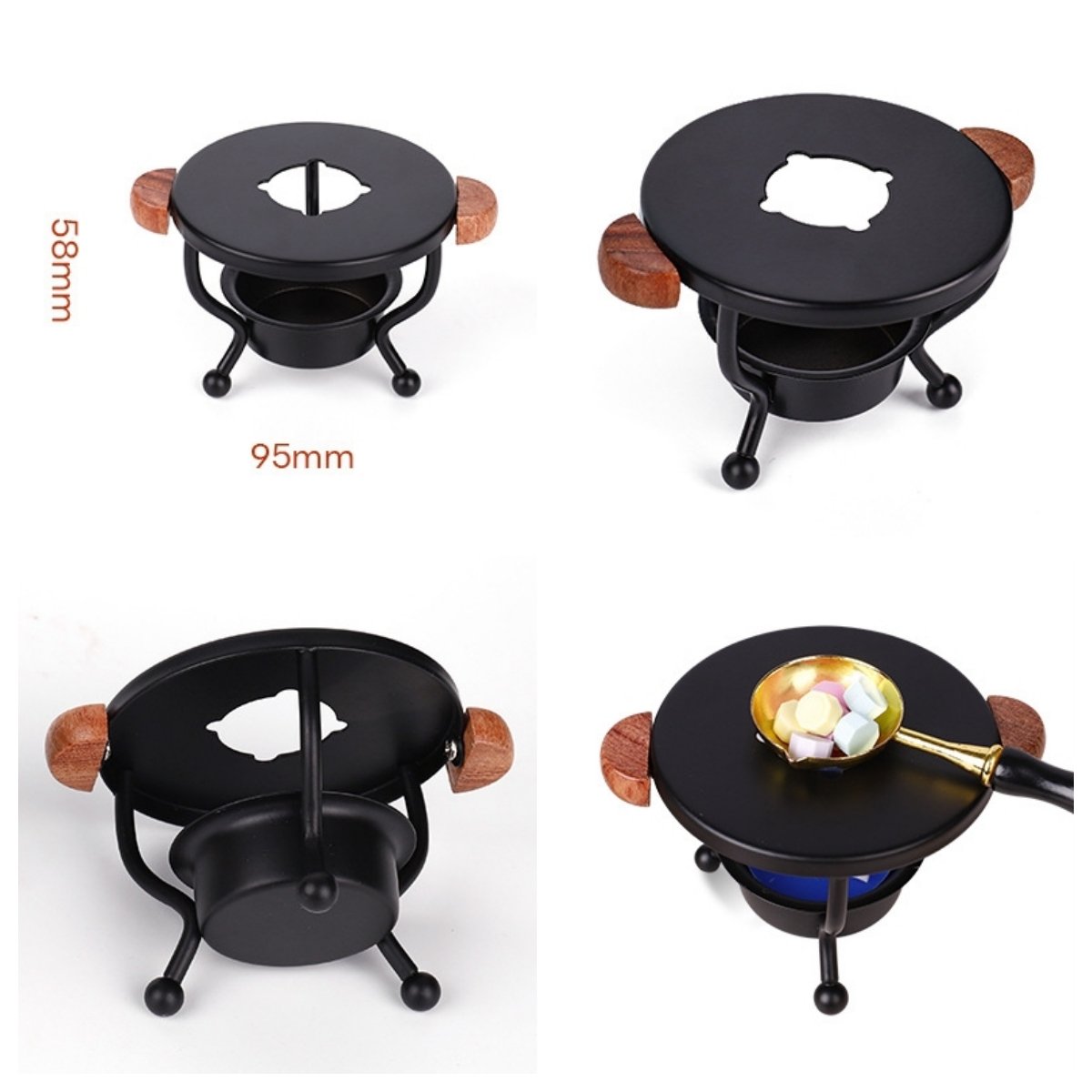 Sealing Plastics Wooden Metal Warmer Sealing Wax Furnace Stove Pot Wax Seal Meltisng Furnace